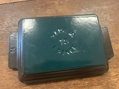 Black Staub Mini Cast Iron Rectangle, 5 1/2"
