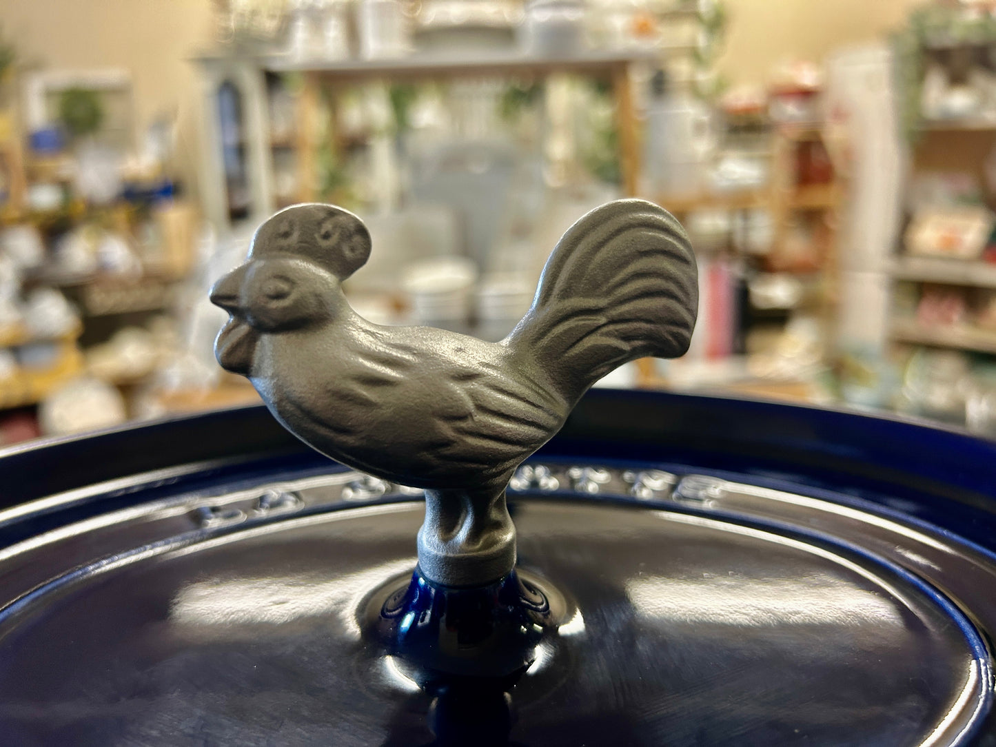 Staub Blue Oval 5.75 QT Rooster, 5.75 QT