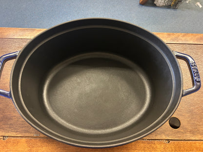 Staub Blue Oval 5.75 QT Rooster, 5.75 QT
