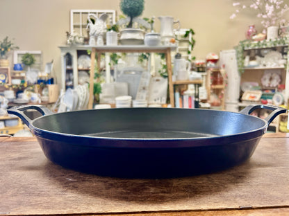 Staub Oval Gratin 3.9 QT Blue, 3.9 QT