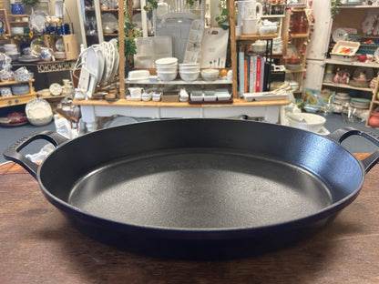 Staub Oval Gratin 3.9 QT Blue, 3.9 QT