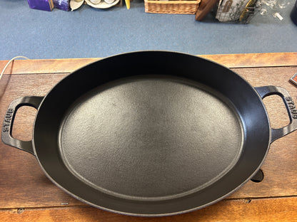 Staub Oval Gratin 3.9 QT Blue, 3.9 QT