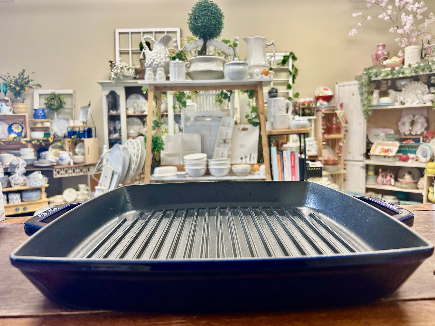 Staub Grill Pan Blue France, 13"