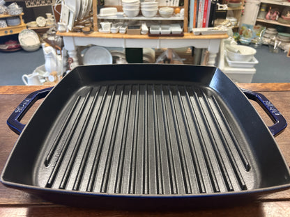 Staub Grill Pan Blue France, 13"