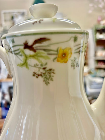 Multicolor Royal Doulton Romance Nicole Coffee Pot England, 8 1/2"