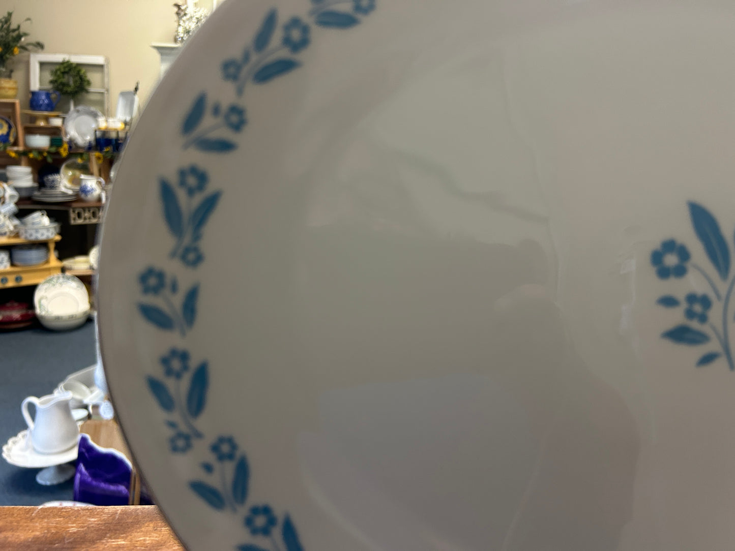 Blue & White  Symphony in Blue Platter, 14"