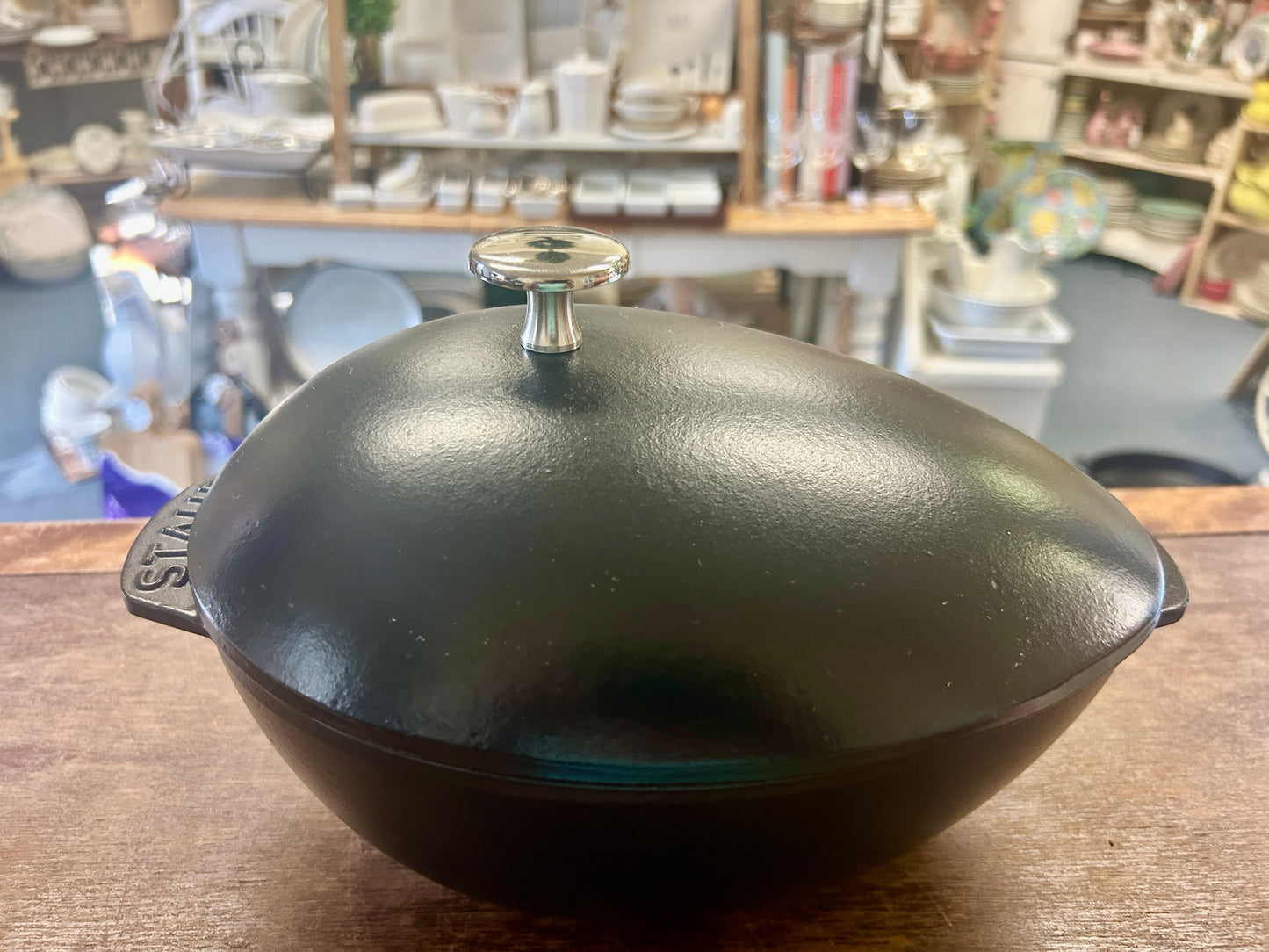 Black Staub Mussel Pot Dutch Oven, 11"