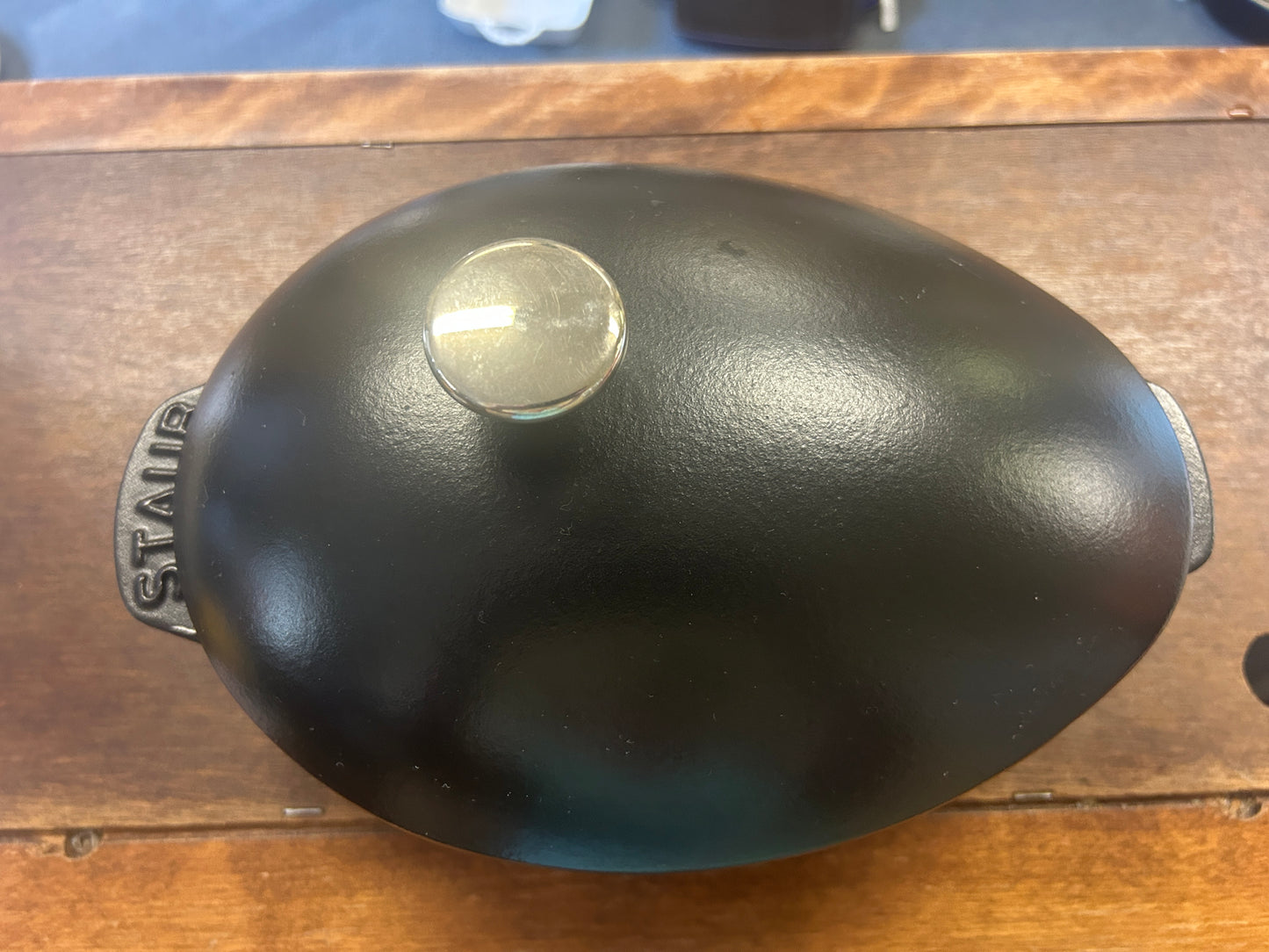 Black Staub Mussel Pot Dutch Oven, 11"