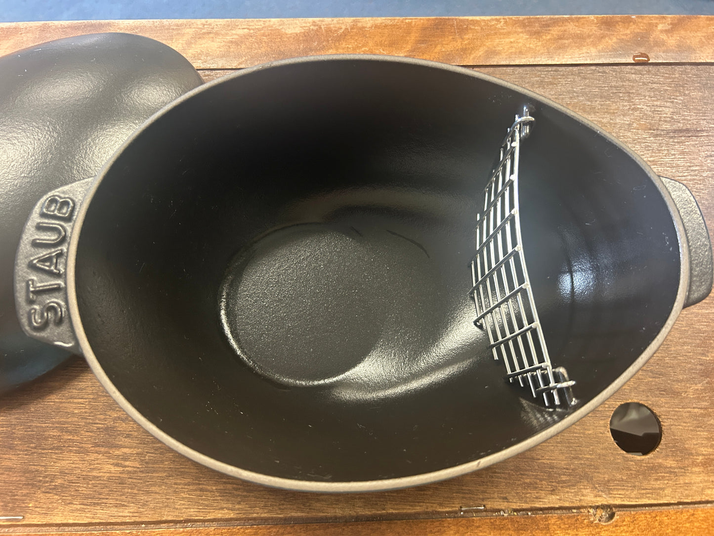 Black Staub Mussel Pot Dutch Oven, 11"