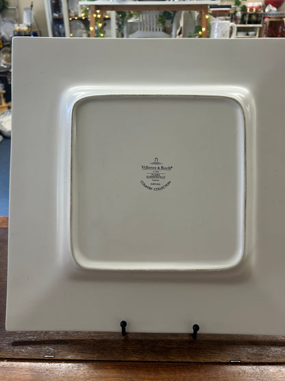 Yellow & Green Villeroy & Boch Sunflower Platter Portugal, 15"