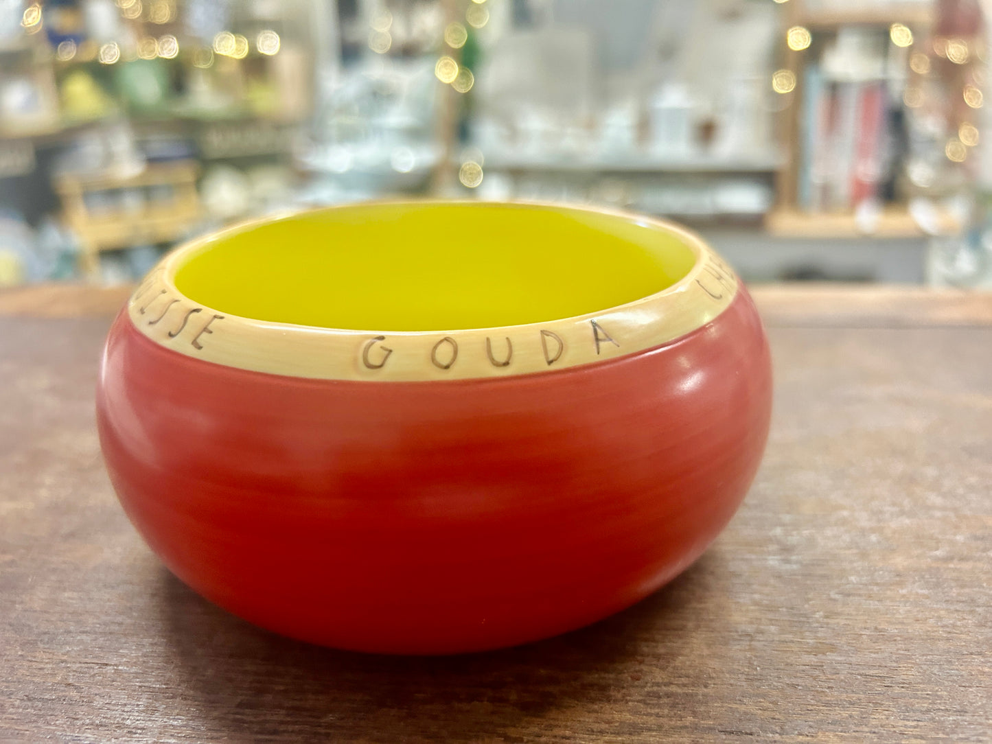 Red American Atelier Gouda Bowl, 5"