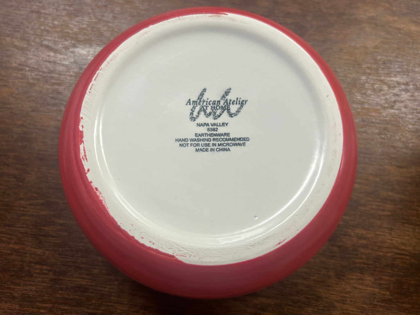 Red American Atelier Gouda Bowl, 5"