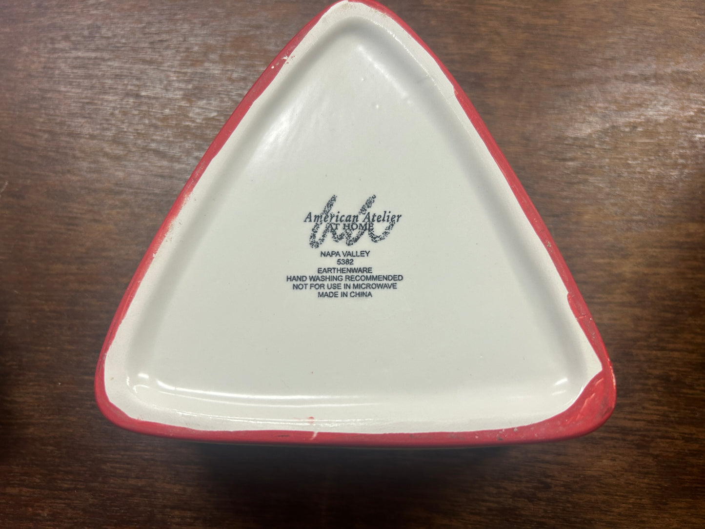 Yellow American Atelier Triangle Cheese Bowl, 5"