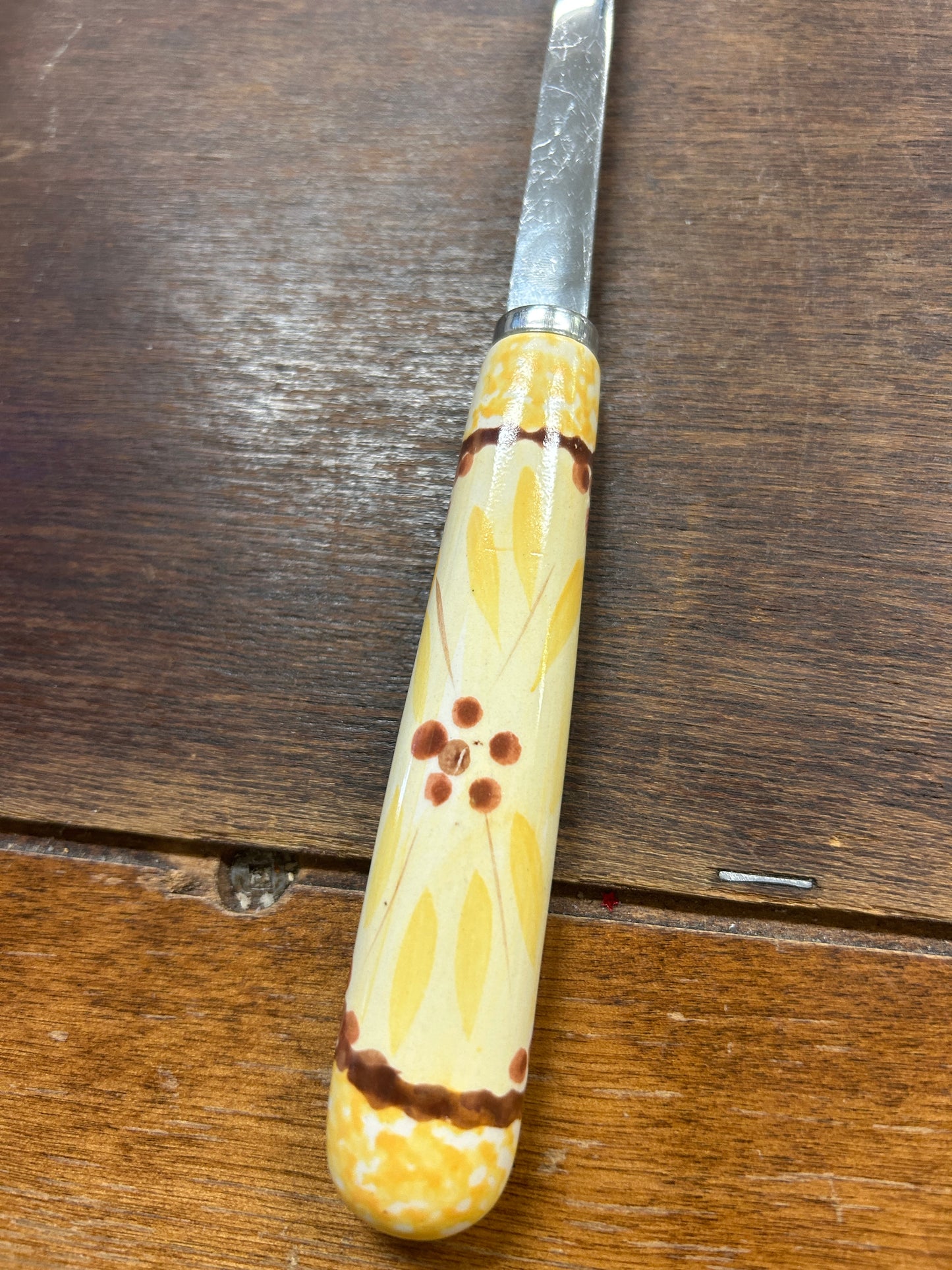 Yellow Temptations Old World Slotted Spoon, 12 1/2"