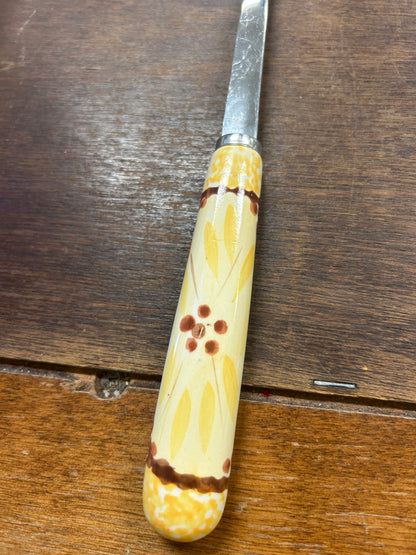 Yellow Temptations Old World Slotted Spoon, 12 1/2"