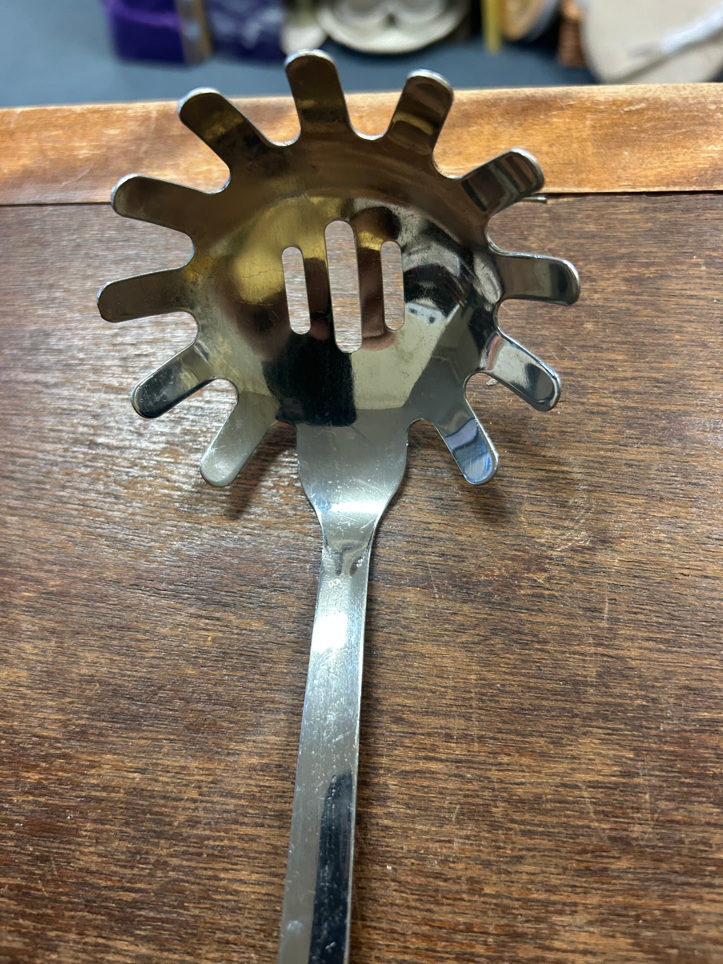 Yellow Temptations Old World Serving Spoon, 12 1/2"