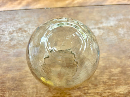 Clear  Hammered Stemless Glass, 4 1/4"
