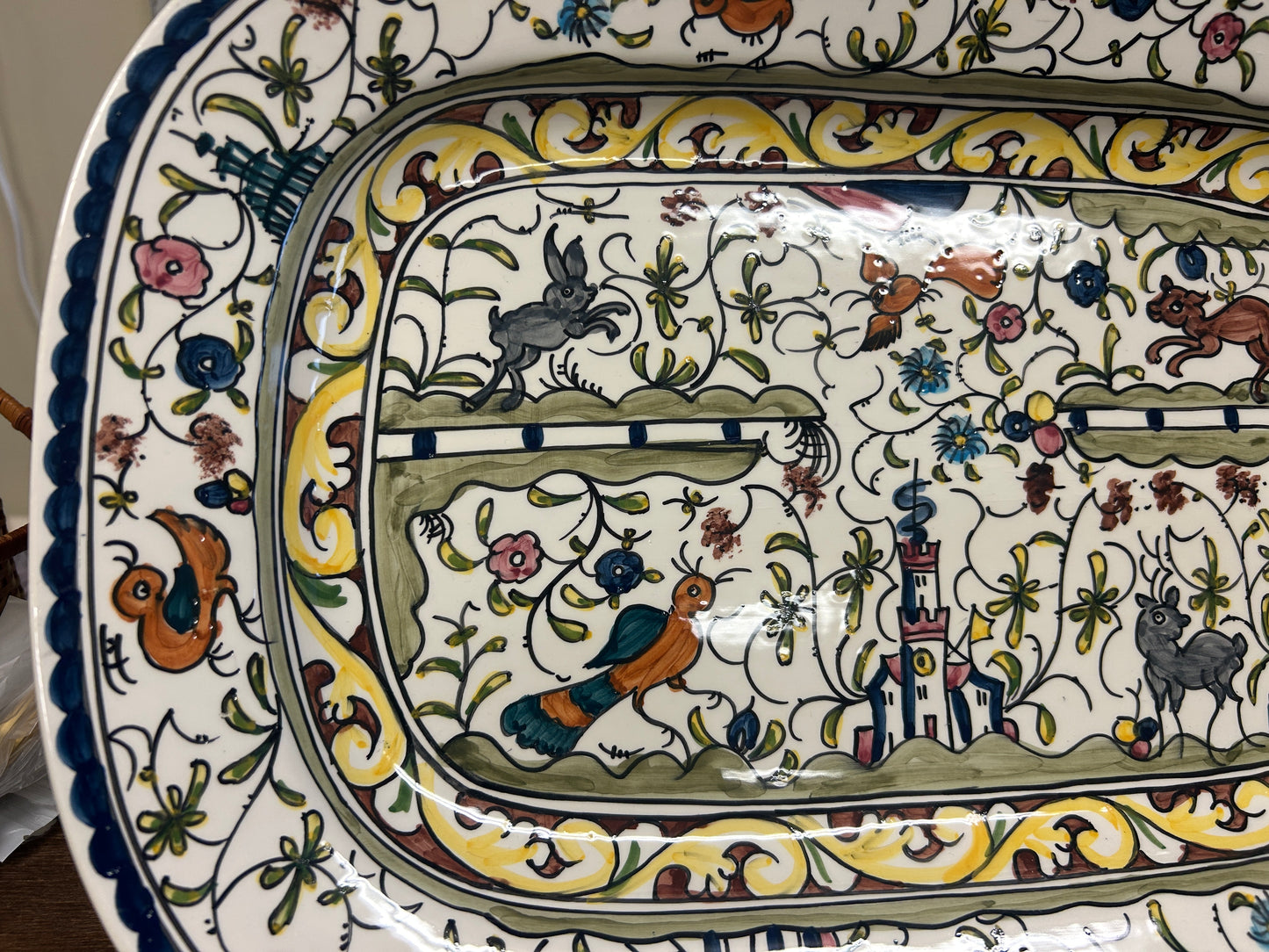 Multicolor Williams Sonoma Provence Platter Portugal, 20"