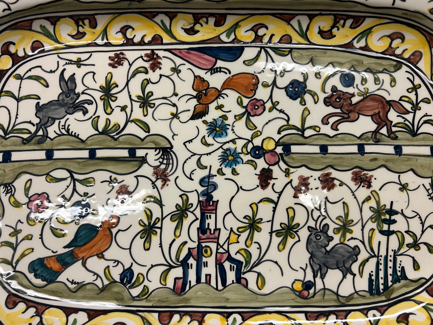 Multicolor Williams Sonoma Provence Platter Portugal, 20"