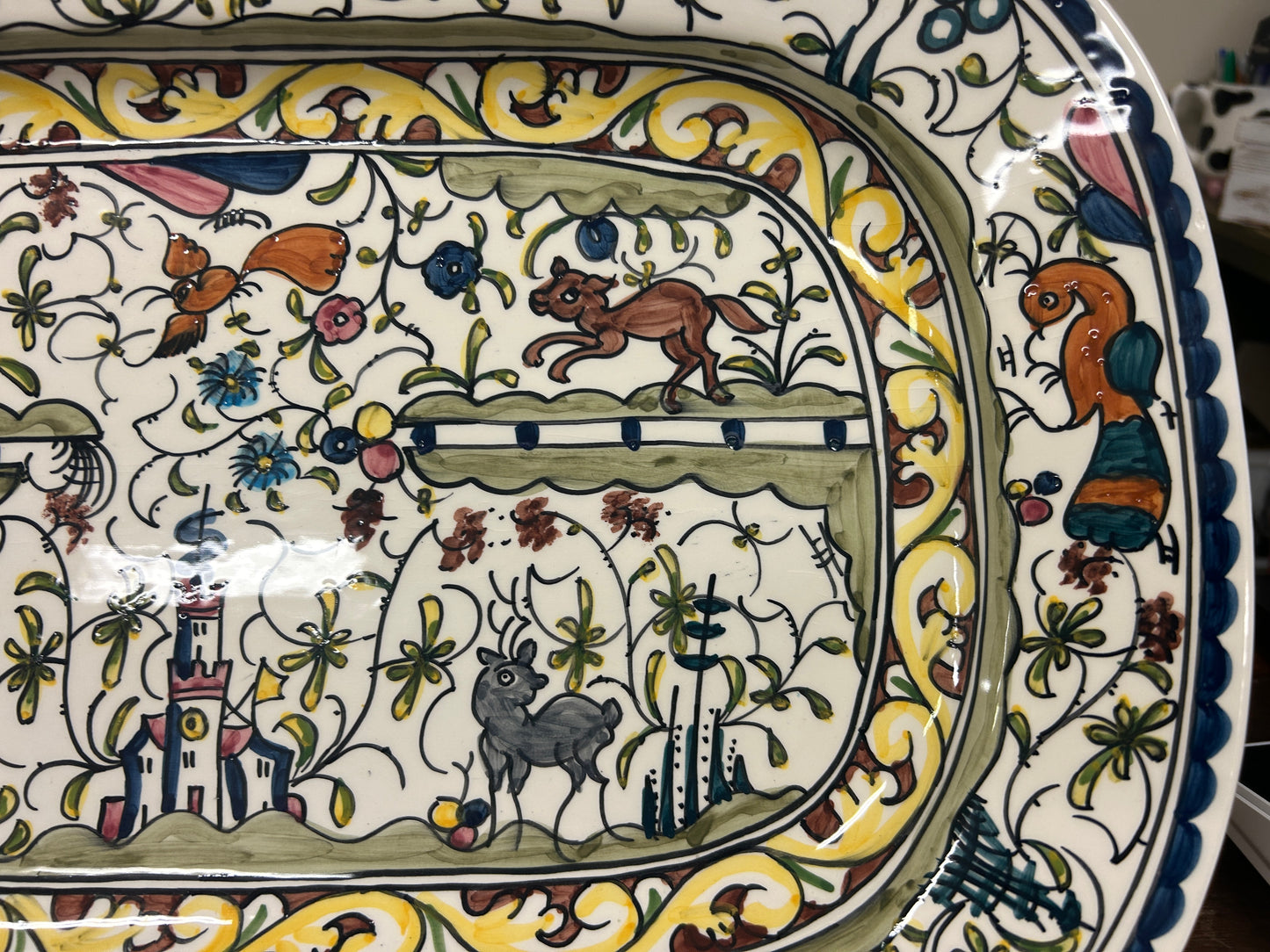Multicolor Williams Sonoma Provence Platter Portugal, 20"