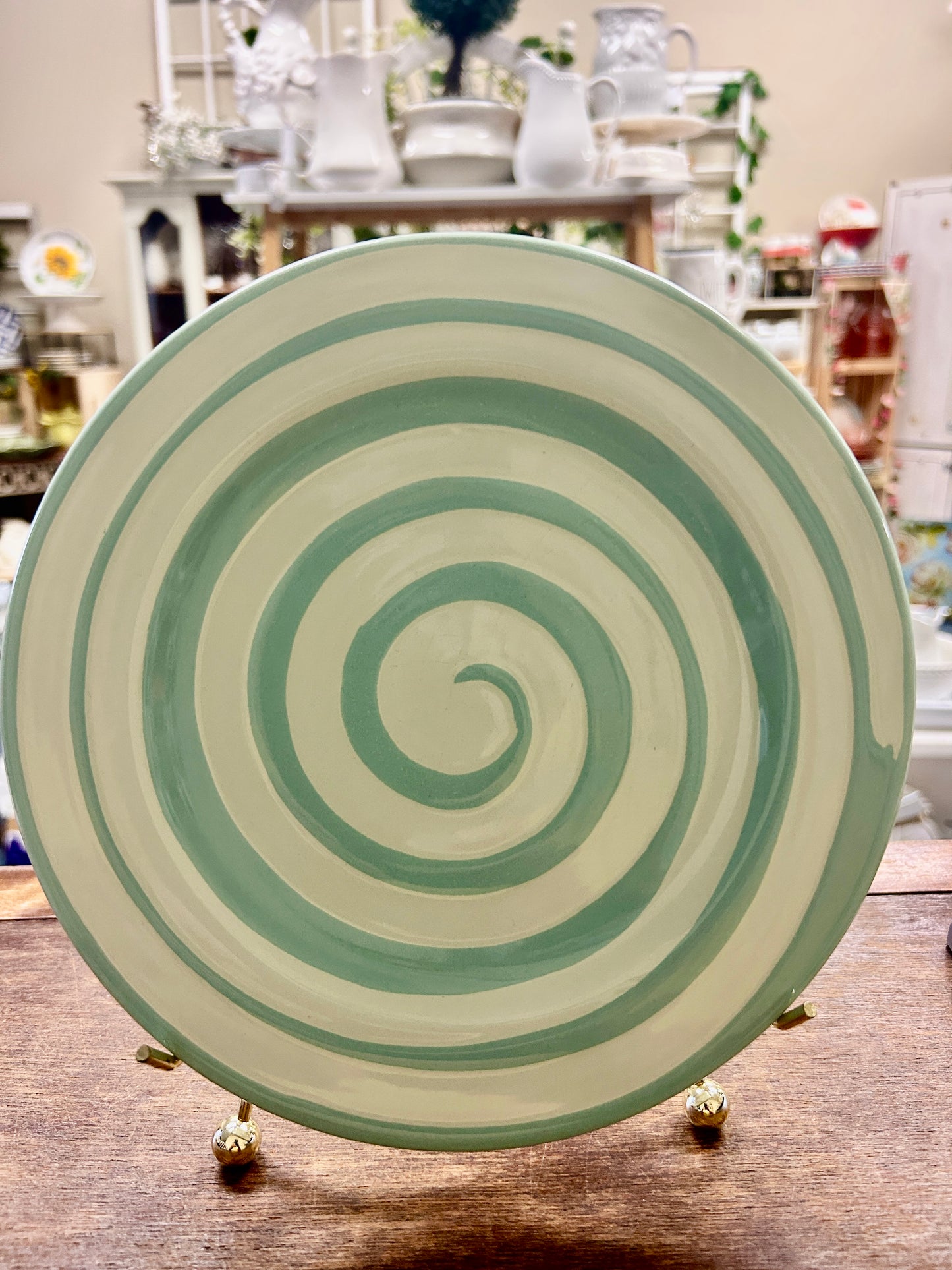 Blue Anne Hathaway RARE Present Tense Plate, 8 1/2"