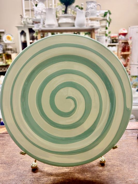 Blue Anne Hathaway RARE Present Tense Plate, 8 1/2"