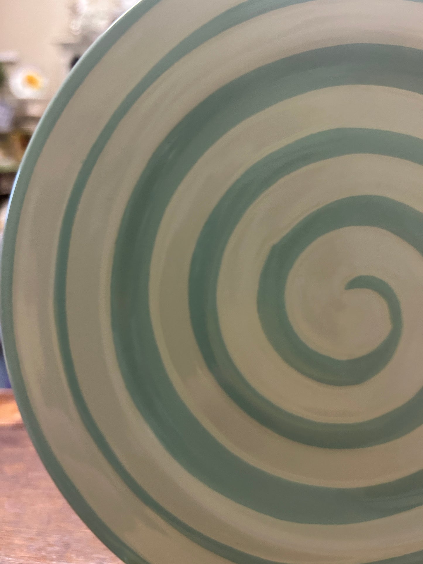 Blue Anne Hathaway RARE Present Tense Plate, 8 1/2"