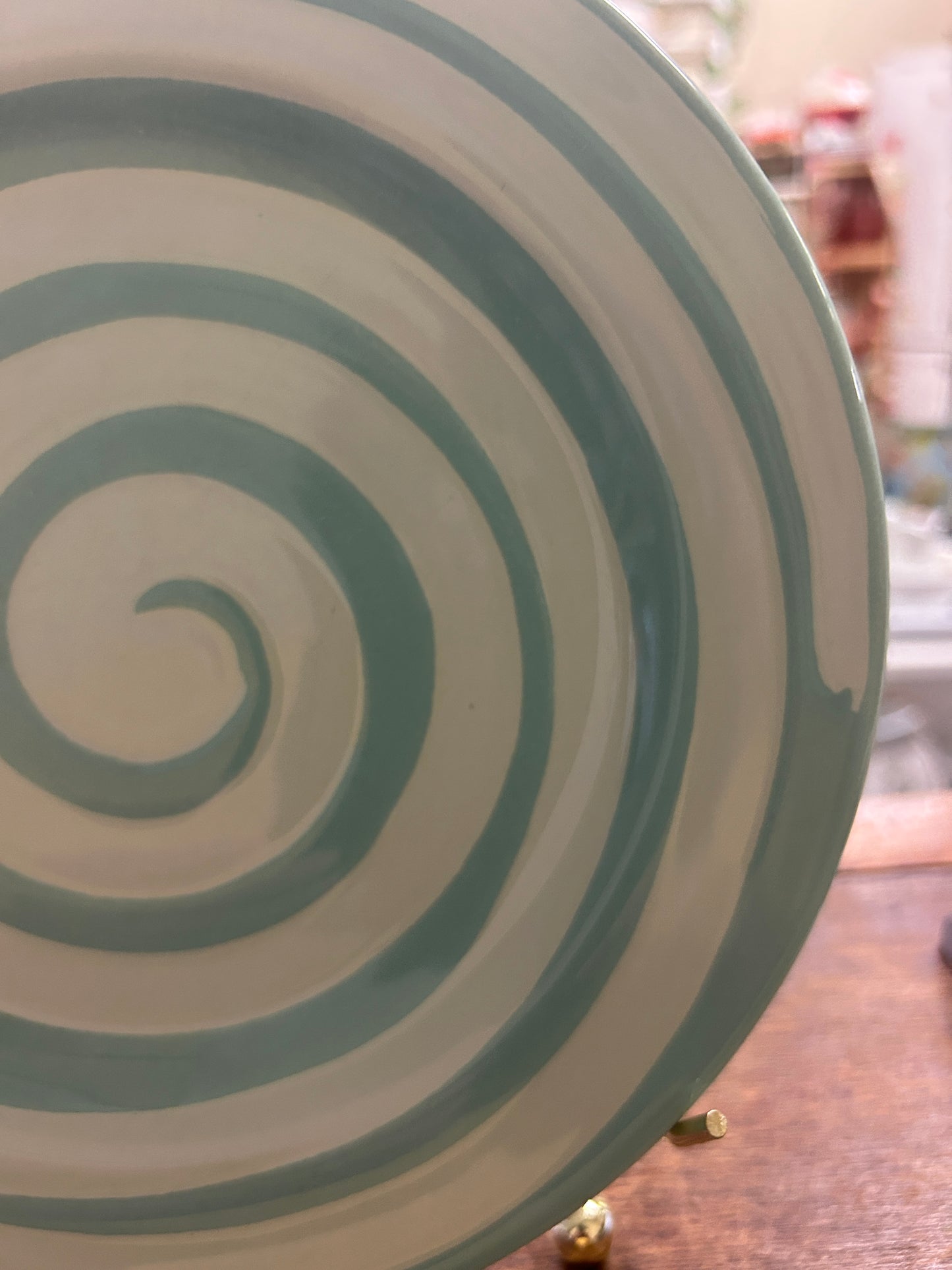 Blue Anne Hathaway RARE Present Tense Plate, 8 1/2"
