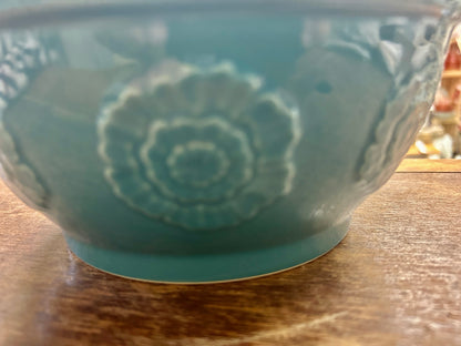 Pioneer Woman Teal Bowl 8 1/4", 8 1/4"