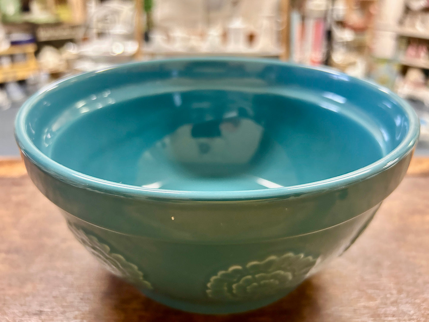 Pioneer Woman Teal Bowl 8 1/4", 8 1/4"