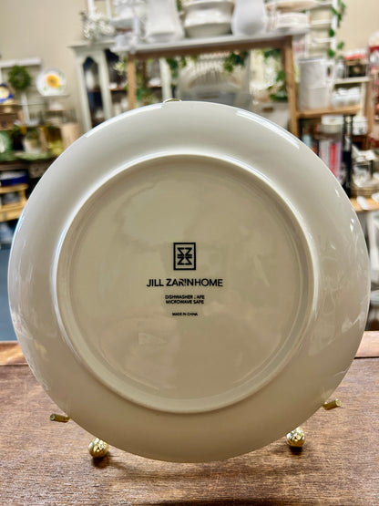 Blue & White Jill Zarin NEW Navy Montauk Plate, 8"