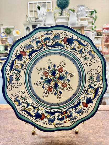 Multicolor Pier 1 San Marino Plate, 11"