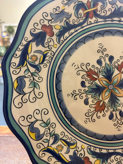 Multicolor Pier 1 San Marino Plate, 11"