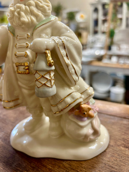 Cream Lenox Grandfather Frost, 7"