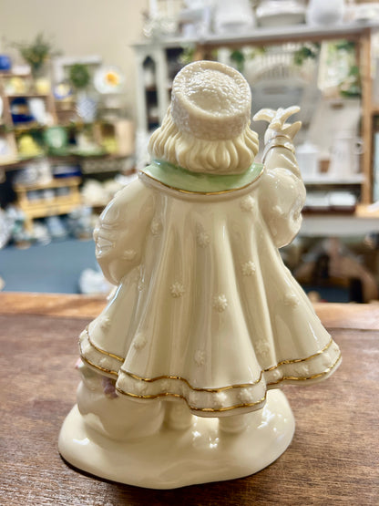 Cream Lenox Grandfather Frost, 7"