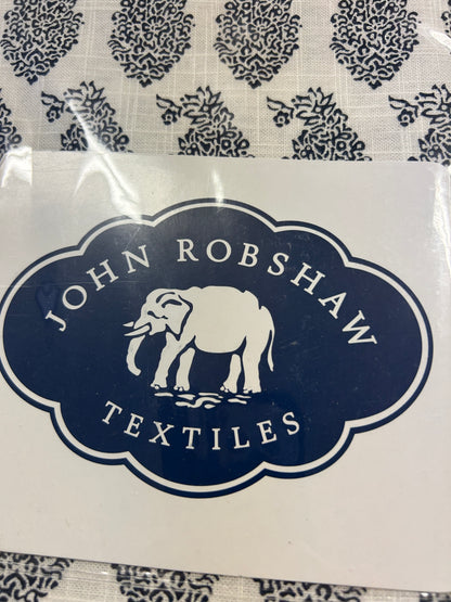 Blue & White John Robshaw NEW Indigo 90" Round Tablecloth, 90"