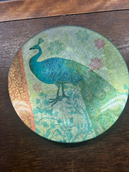 Multicolor Pier One Peacock Plate 5 3/4"