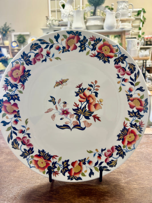 Multicolor Williams Sonoma Fleur Lotus Plate, 10 3/4"