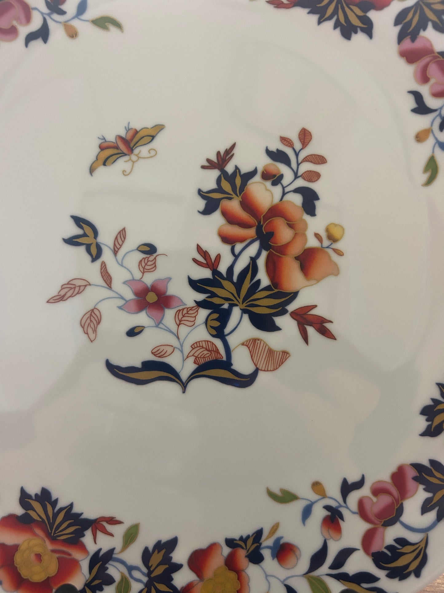 Multicolor Williams Sonoma Fleur Lotus Plate, 10 3/4"