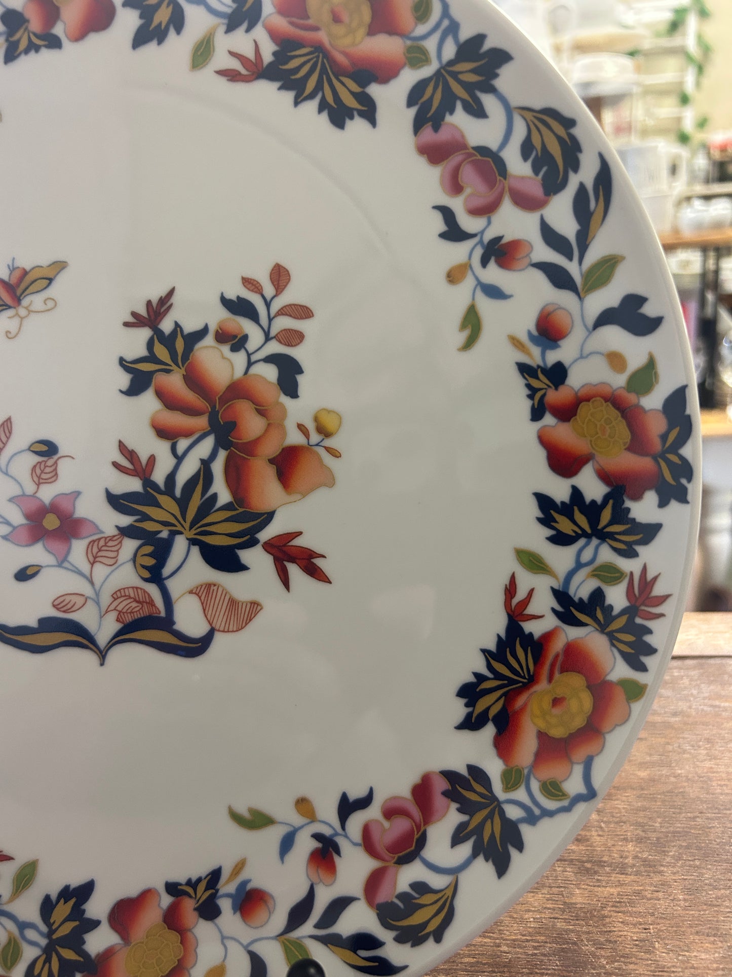 Multicolor Williams Sonoma Fleur Lotus Plate, 10 3/4"