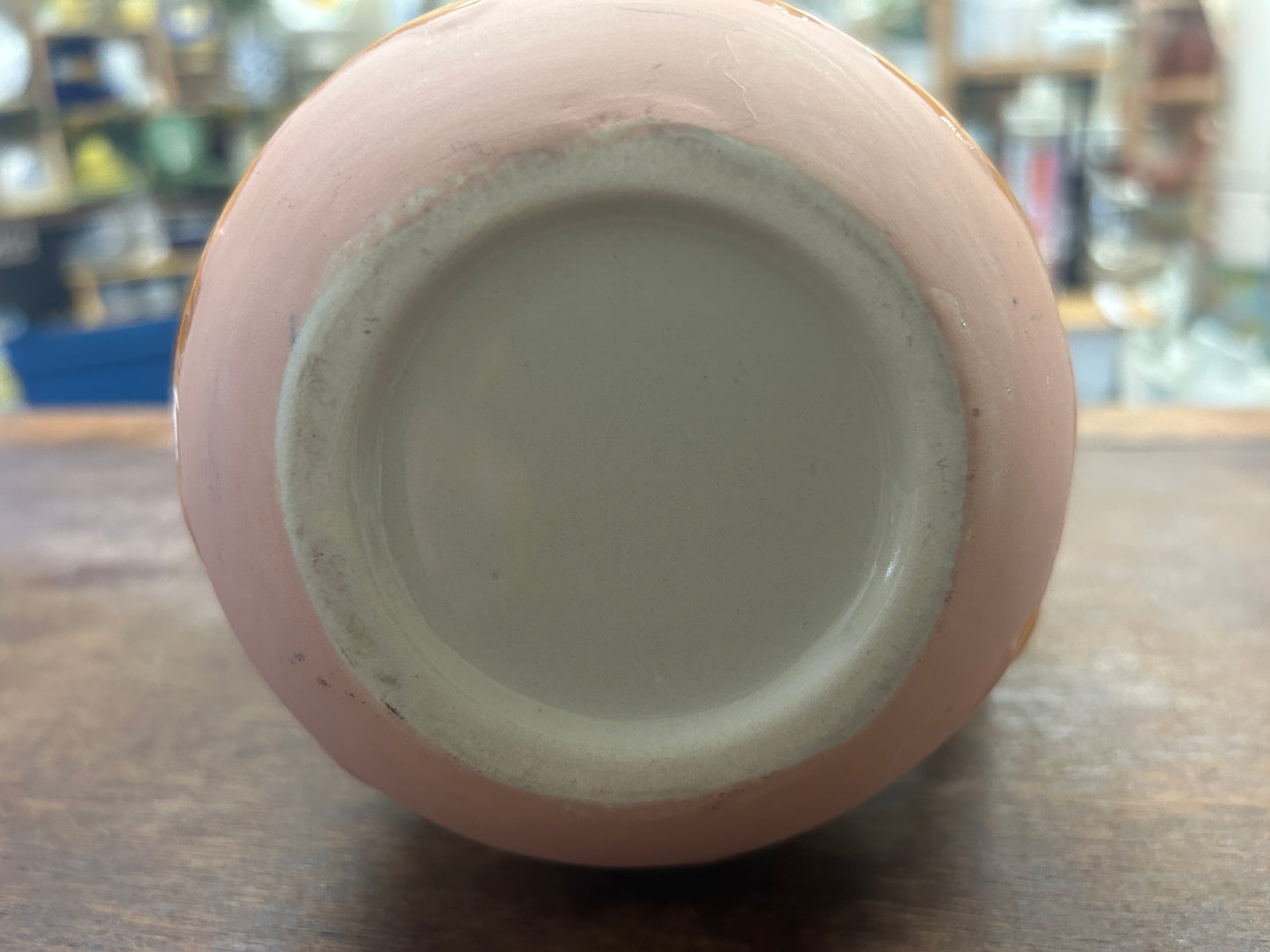 Stone Pitcher Cranberry Orange Glaze, 6"