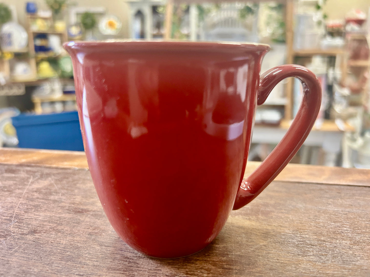 Denby Vintage Red Mug England, 4"