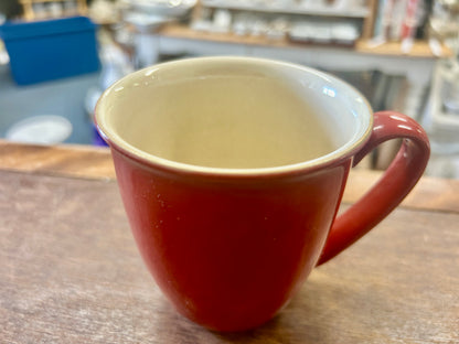 Denby Vintage Red Mug England, 4"