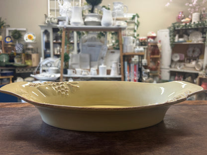 Gold Casafina Madeira Harvest Baker Portugal, 16"