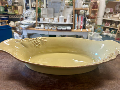 Gold Casafina Madeira Harvest Baker Portugal, 16"