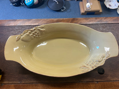 Gold Casafina Madeira Harvest Baker Portugal, 16"