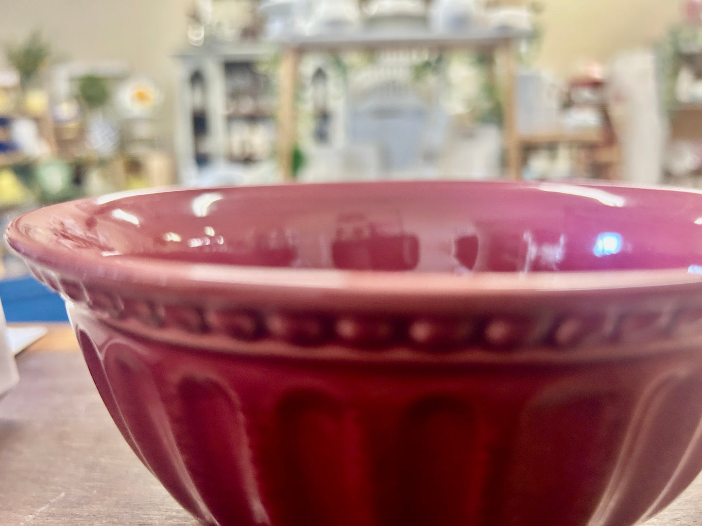 Cranberry At Home Homestead Bowl RETIRED, 6 3/4"
