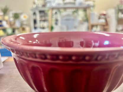 Cranberry At Home Homestead Bowl RETIRED, 6 3/4"