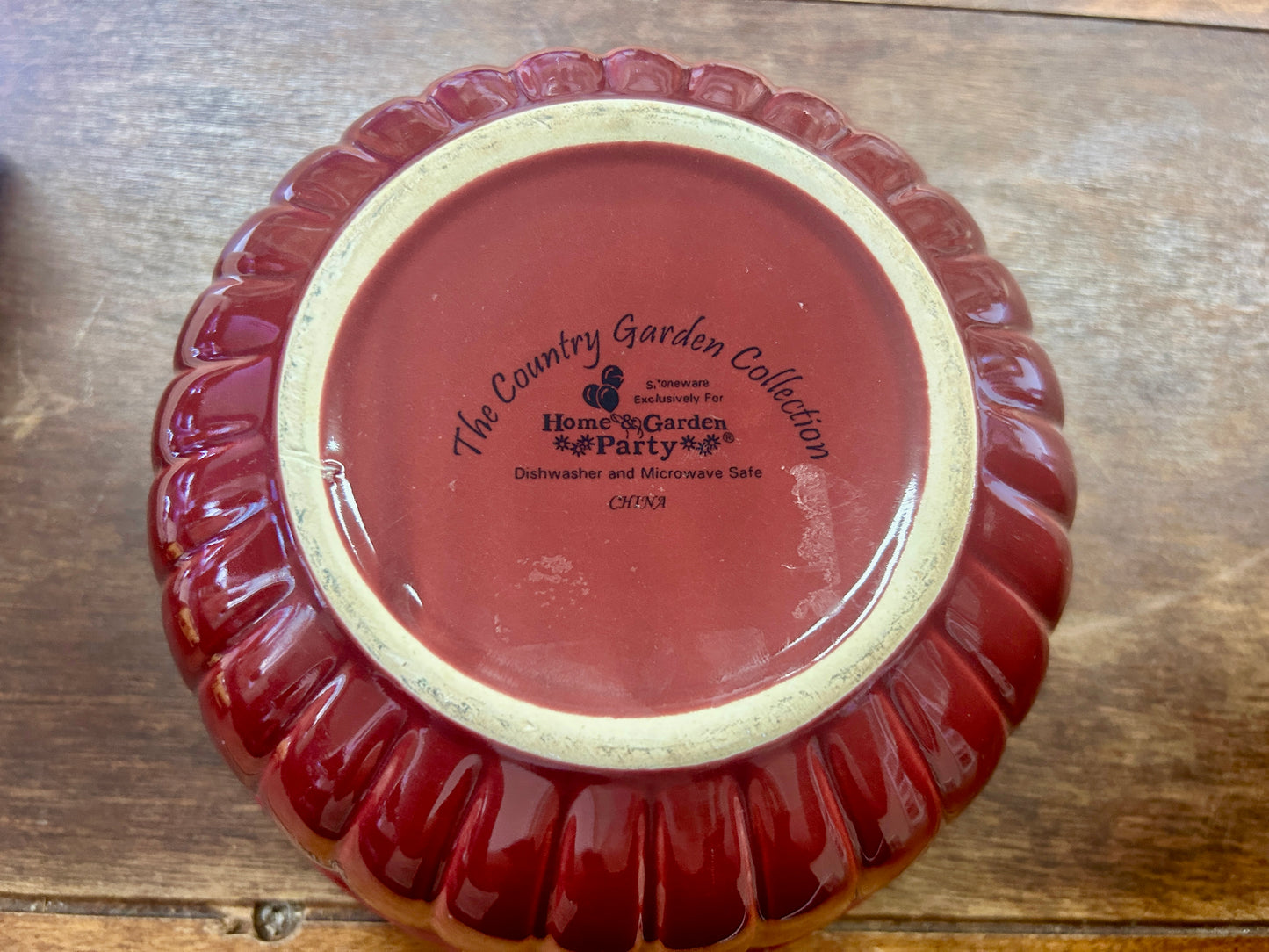 Cranberry Home & Garden Party Country Garden Bowl, 7 3/4"