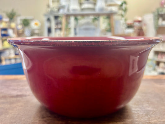 Cranberry Pier One Toscana Burgundy Bowl, 10"